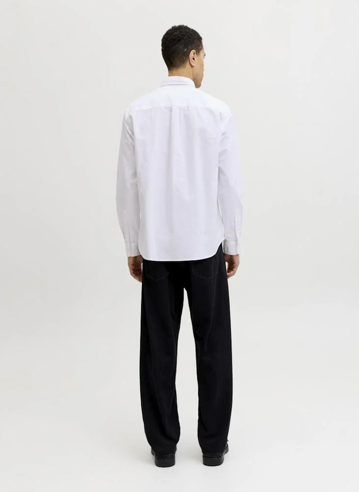 JACK & JONES Solid Regular Fit Shirt